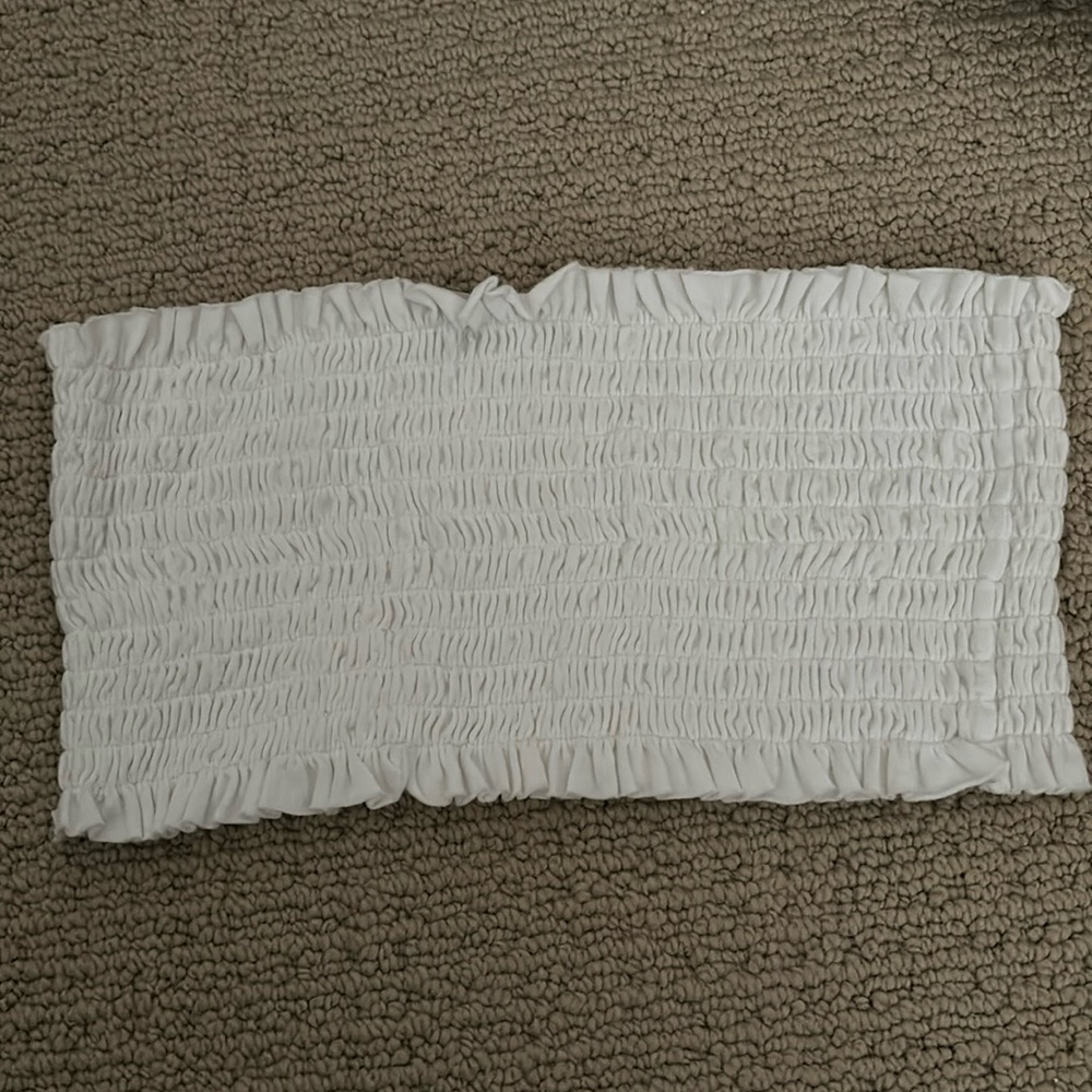 brandy melville tube top white